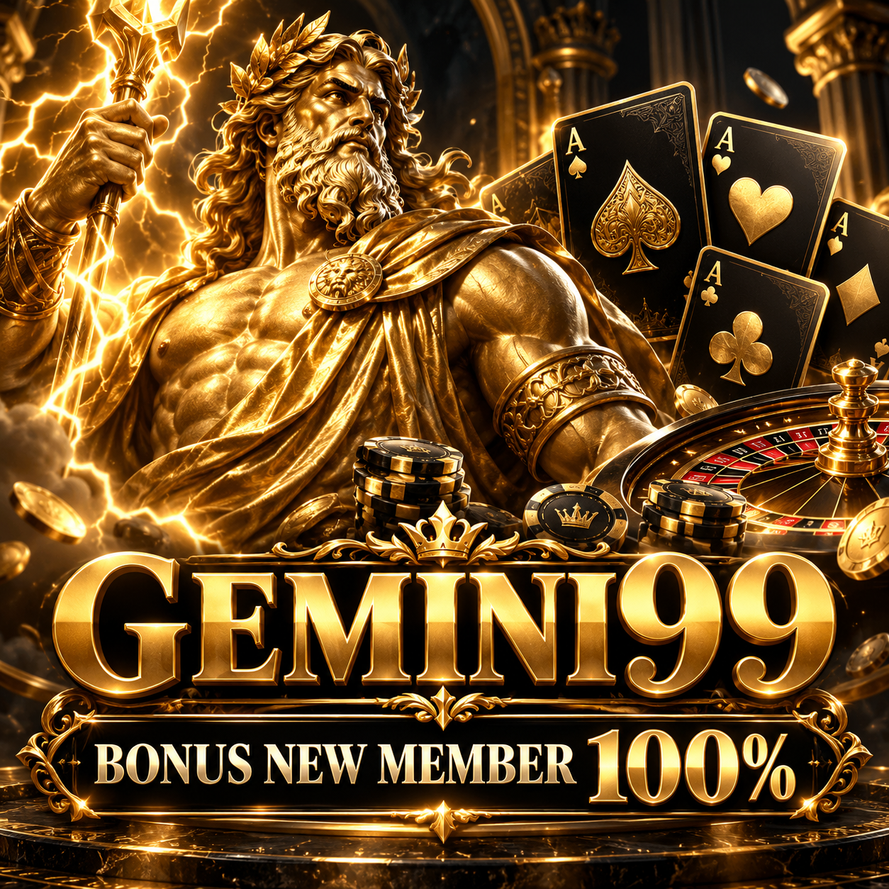 Banner GEMINI99 — Akses member baru dan program awal
